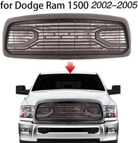 Big Horn Style Front Grille For 2002 2003 2004 2005 Dodge RAM 1500 W/ Letters