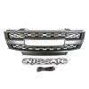 Front Grill Bumper Grille Fit For NISSAN FRONTIER 2009-2016  With Amber Light