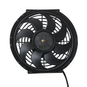 Pair 10" Universal Slim Fan Push Pull Radiator Cooling 12V 80W w/Mount