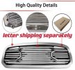 Front Grille For 2013 2014 2015 2016 2017 2018 Dodge Ram 1500 Chrome Grille Big Horn Style With Letters W/lights