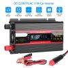 420W Car Inverter DC 12V 24V to AC 110V Outlet Vehicle Converter Sine Wave Battery Inverter with Dual USB AC Ports 3000W Peak Power