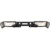 Pickup Rear Bumper Chevrolet Silverado 1500 2007-2013-Silver/Steel/Hole