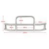 Front Bumper Deer Guard for Kenworth T660 T680 2022 with Bracket