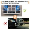Front Bumper Deer Guard for Kenworth T660 T680 2022 with Bracket