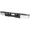 Pickup Rear Bumper Chevrolet Silverado 1500 2007-2013-Silver/Steel/Hole
