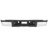 Pickup Rear Bumper Chevrolet Silverado 1500 2007-2013-Silver/Steel/Hole