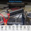420W Car Inverter DC 12V 24V to AC 110V Outlet Vehicle Converter Sine Wave Battery Inverter with Dual USB AC Ports 3000W Peak Power