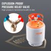 VEVOR Refrigerant Recovery Reclaim 50lb Cylinder Tank 400 PSI liquid Rated Y Valve