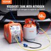 VEVOR Refrigerant Recovery Reclaim 50lb Cylinder Tank 400 PSI liquid Rated Y Valve