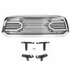 Chrome Big Horn Style Front Grille For 2013 2014 2015 2016 2017 2018 Dodge Ram 1500