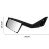 Chrome Hood Mirror 2PCS Fit 2004-2017 Volvo Vn Vnl Truck Plate Drive+Passenger