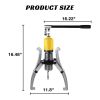 15 Ton Hydraulic Gear Puller 4"- 12" Hydraulic Puller Separator Tool 2 or 3 Jaws Bearing Hub Separator for Pulling Hubs Gears Bearings