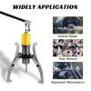 15 Ton Hydraulic Gear Puller 4"- 12" Hydraulic Puller Separator Tool 2 or 3 Jaws Bearing Hub Separator for Pulling Hubs Gears Bearings