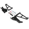 Pickup Rear Bumper Chevrolet Silverado 1500 2007-2013-Silver/Steel/Hole