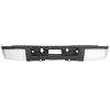 Pickup Rear Bumper Chevrolet Silverado 1500 2007-2013-Silver/Steel/Hole
