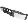 Pickup Rear Bumper Chevrolet Silverado 1500 2007-2013-Silver/Steel/Hole