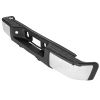 Pickup Rear Bumper Chevrolet Silverado 1500 2007-2013-Silver/Steel/Hole