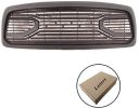 Big Horn Style Front Grille For 2002 2003 2004 2005 Dodge RAM 1500 W/ Letters