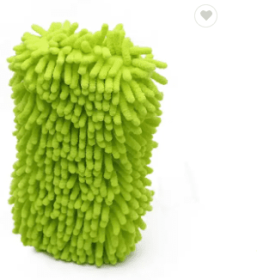 Car Wash Sponge Decontamination Wipe Car Absorbent Sponge Block Car Tool (Option: Silvery green-1piece)