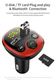 Car mp3 player (Color: Black)