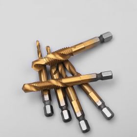 Steel Hexagon Shank Drill Tapping Chamfer (Option: Titanium plated)