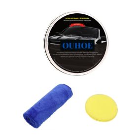Waterproof And Antifouling Automobile Solid Wax (Option: 50g set)