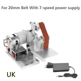 Mini Abrasive Belt Machine DIY Polishing Machine (Option: 20MM-UK)