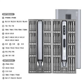 Quiet Durable High Torque Multifunctional Precision Electric Screwdriver (Option: Electric aluminum boxpackaging)