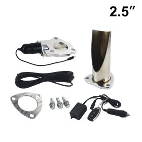 Modified Tail Throat Of Automobile Exhaust Pipe Can Be Remote Controlled Half Set Of Controller (Option: 2.5inch 63MM)