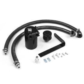 Aluminum Alloy Car Modification Oil Separator (Color: Black)