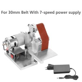 Mini Abrasive Belt Machine DIY Polishing Machine (Option: 30MM-EU)