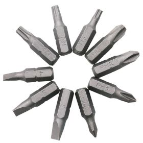 TBits Connecting Rod Handle Screwdriver L Rod Mini Double-headed Socket Wrench (Option: 10 PCs Bit)