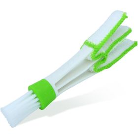 Multi Functional Double Head Gap Brush (Option: Green-18x5x2cm)