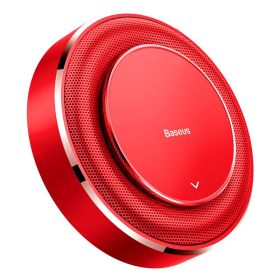Bess Metal Fabric Car Fragrance Car Fragrance Car Perfume (Color: Red)