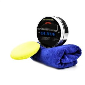 Waterproof And Antifouling Automobile Solid Wax (Option: 120g set)