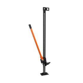 48" High Lift Ratcheting Off Road Utility Farm Jack (Color: Orange)