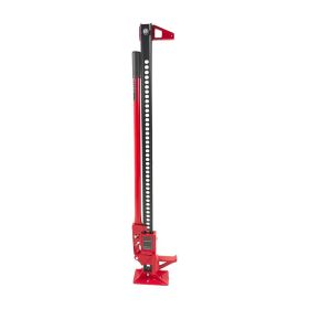 48" High Lift Ratcheting Off Road Utility Farm Jack (Color: Red)