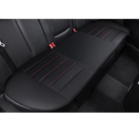 Full Surround Front Car Seat Cover Leather Pad Mat Auto Chair Cushion Protector (Qty: 1pc rear cover)
