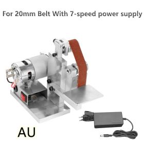 Mini Abrasive Belt Machine DIY Polishing Machine (Option: 20MM-AU)